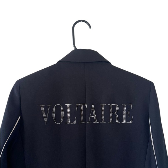 Zadig & Voltaire Viva Bis Strass ‘Voltaire’ Back Blazer - Picture 7 of 11